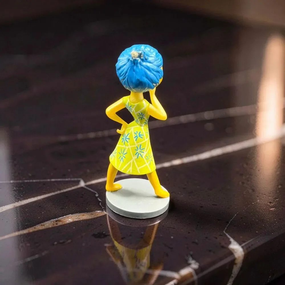 Disney Inside Out Play Figures Cake Topper Joy Sadness Anger Fear Bing Bong A67